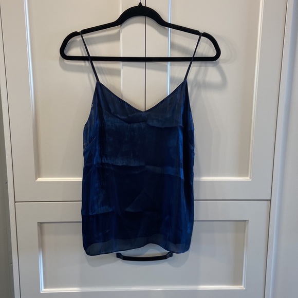 rag & bone Tops - Rag & Bone 100% Silk Navy Cami, Size 4